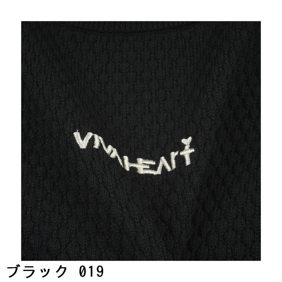 VIVA HEART（ビバハート） 裏地付き 配色ライン プルオーバーセーター
