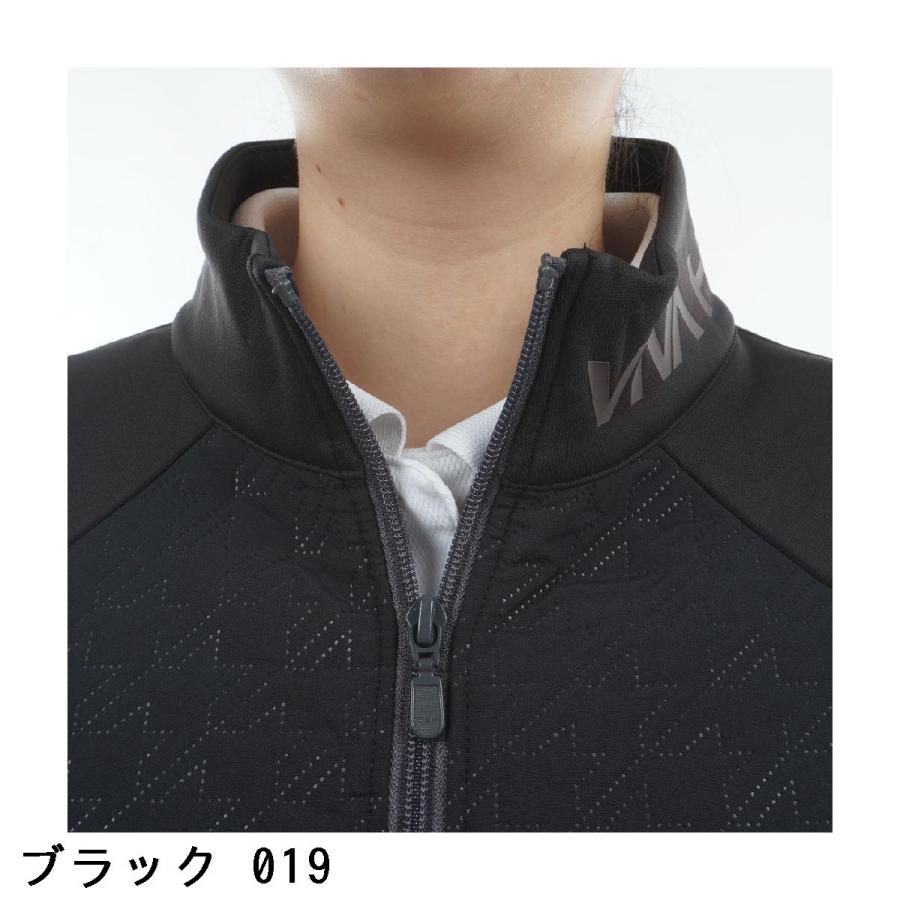 ビバハート VIVA HEART 裏起毛 千鳥格子柄 ピンソニック スタンドブルゾン レディス_11