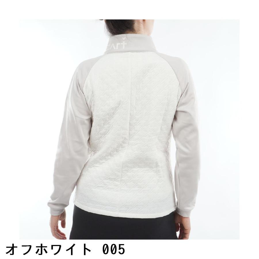 ビバハート VIVA HEART 裏起毛 千鳥格子柄 ピンソニック スタンドブルゾン レディス_4