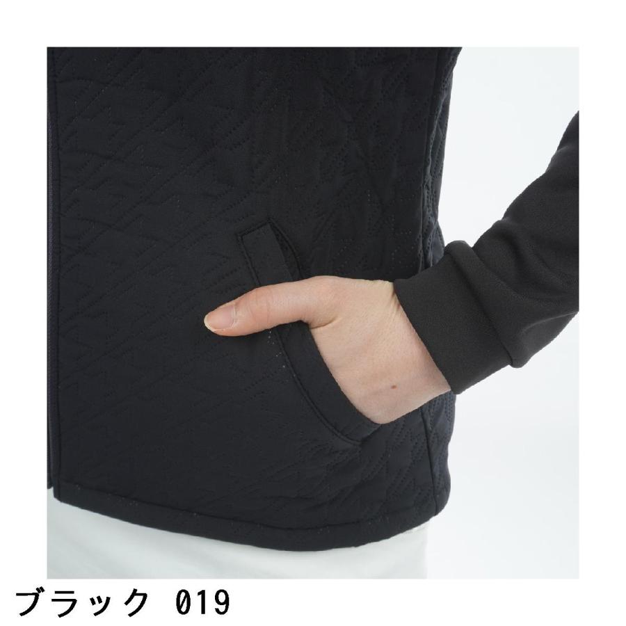 ビバハート VIVA HEART 裏起毛 千鳥格子柄 ピンソニック スタンドブルゾン レディス_9