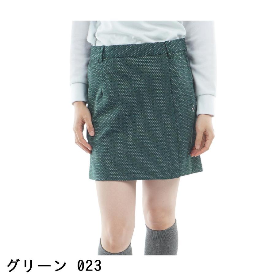 VIVA HEART（ビバハート） ストレッチ ダイヤゴナル柄 台形スカート