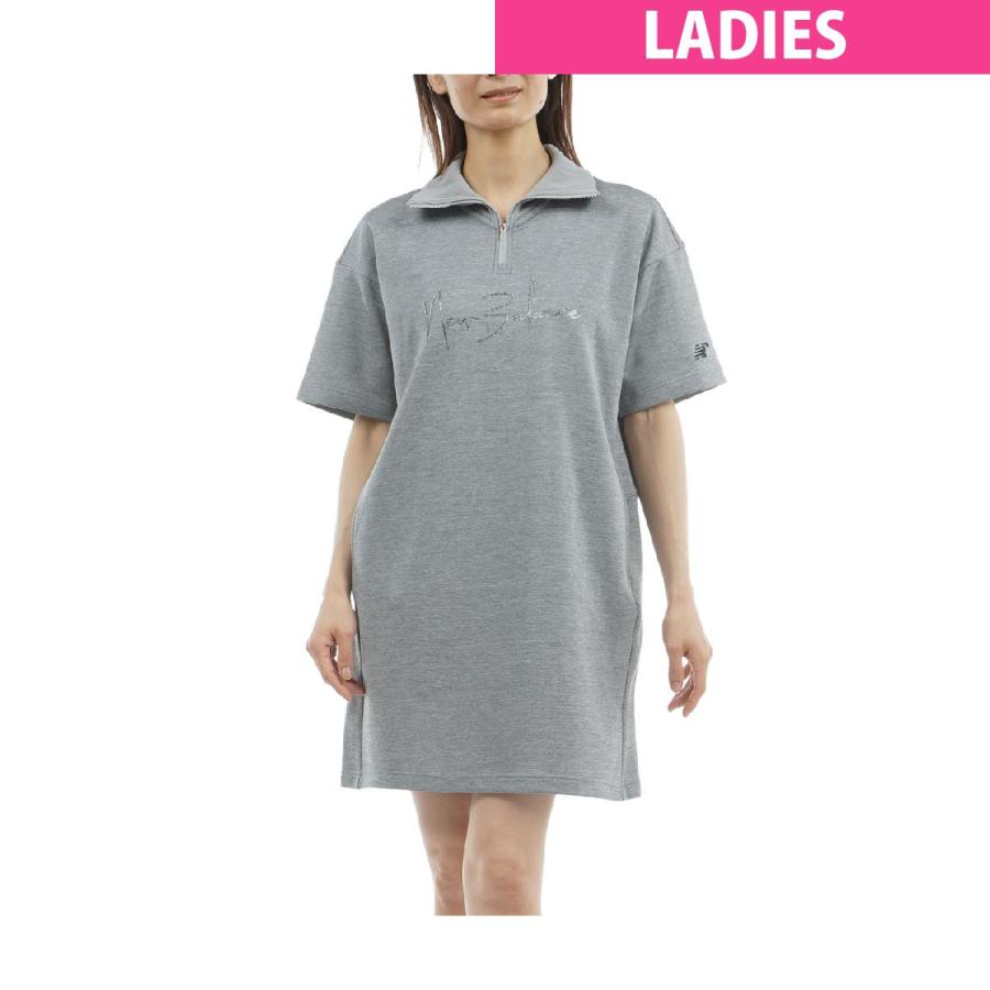 ニューバランス　New Balance　ダンボールスウェット ストレッチ ハーフジップワンピース　レディス New Balance Golf（ニューバランスゴルフ） ニューバランス New