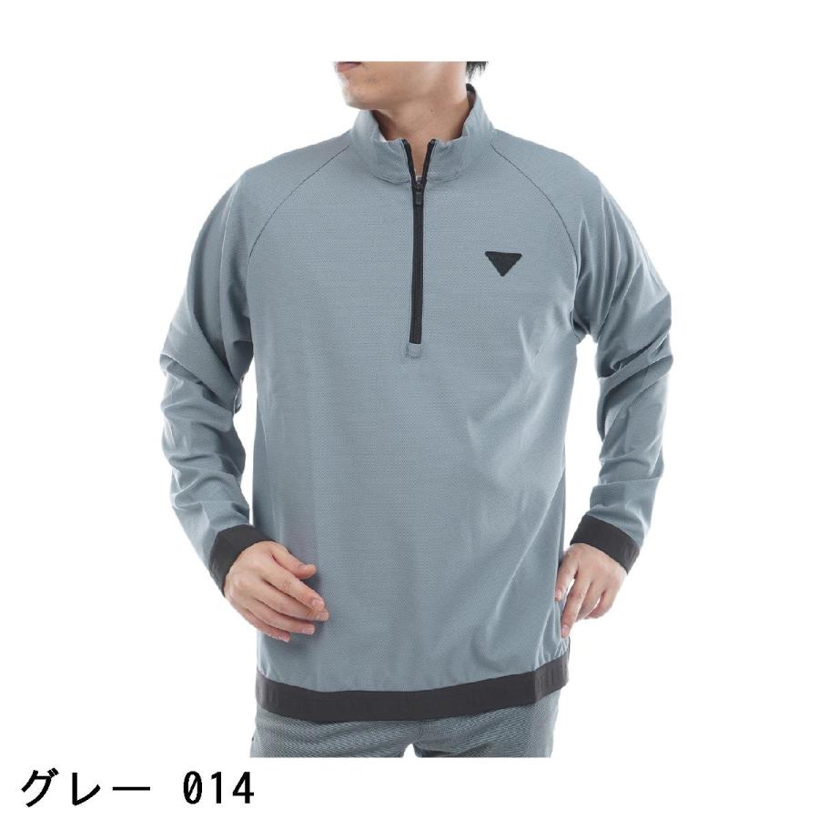 BRIEFING LA ストレッチ ロゴ リブ RF ハーフジップ長袖シャツ BRIEFING GOLF（ブリーフィングゴルフ） ブリーフィング BRIEFING LA