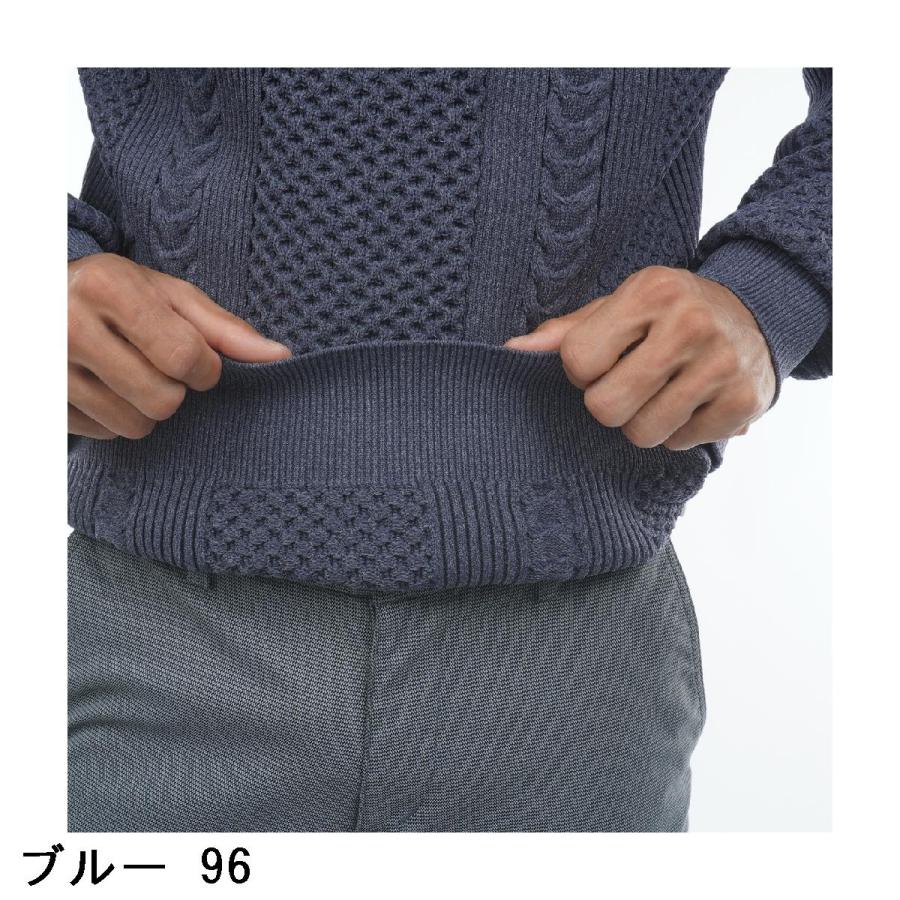 Rosasen（ロサーセン） 軽量 ケーブル編みセーター : GDOゴルフ