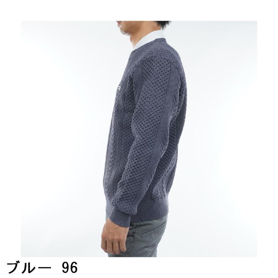 Rosasen（ロサーセン） 軽量 ケーブル編みセーター : GDOゴルフ