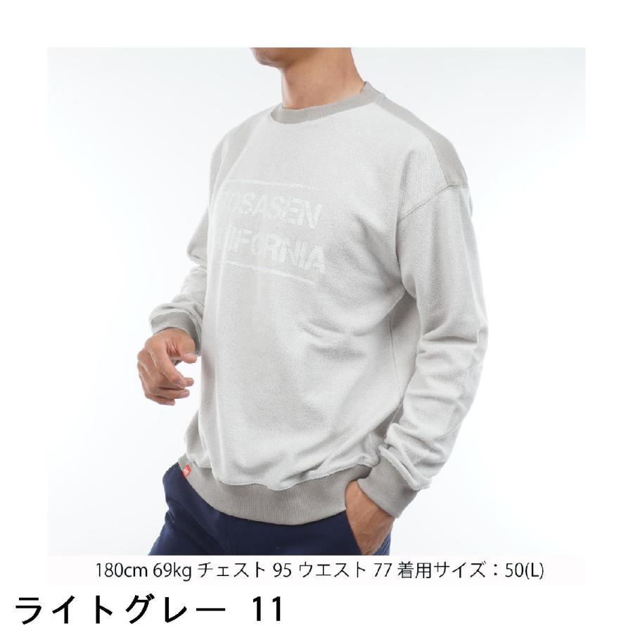 Rosasen（ロサーセン） 裏毛裏使い ウォッシュドプルオーバー : GDO