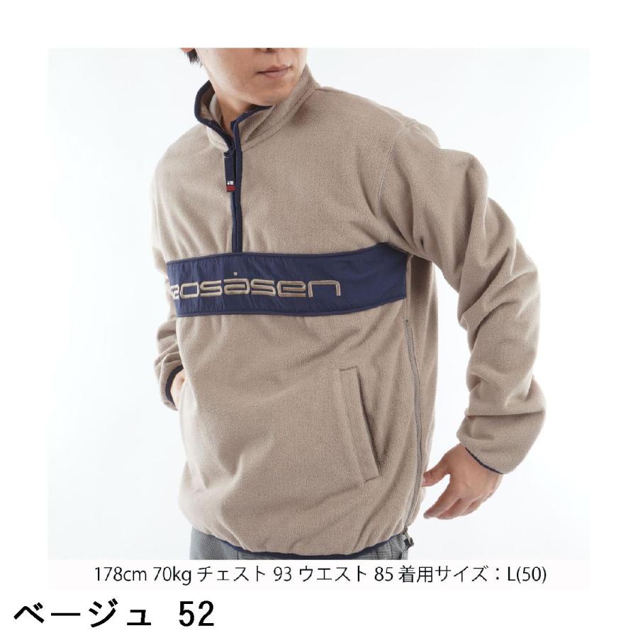 新品タグ付き ロサーセン ROSASEN ハーフジップ Rosasen（ロサーセン） ウォームシールドフリース ハーフジップ切替