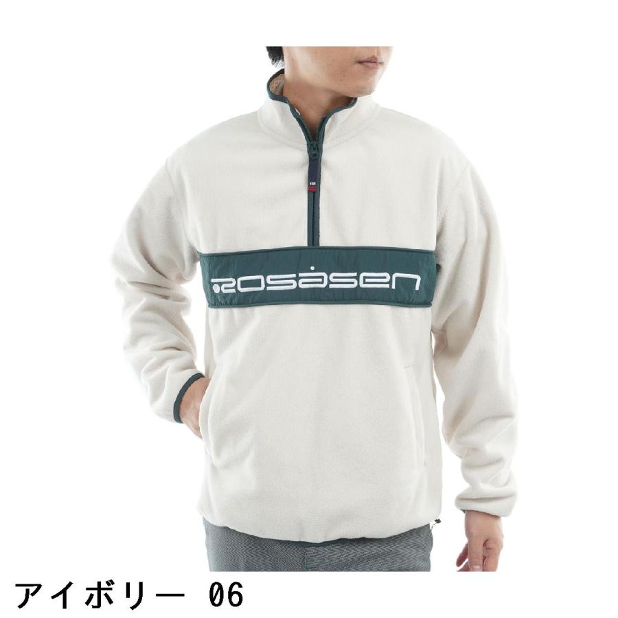 Rosasen（ロサーセン） ウォームシールドフリース ハーフジップ切替