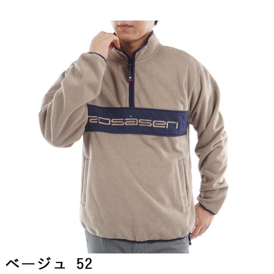 Rosasen（ロサーセン） ウォームシールドフリース ハーフジップ切替