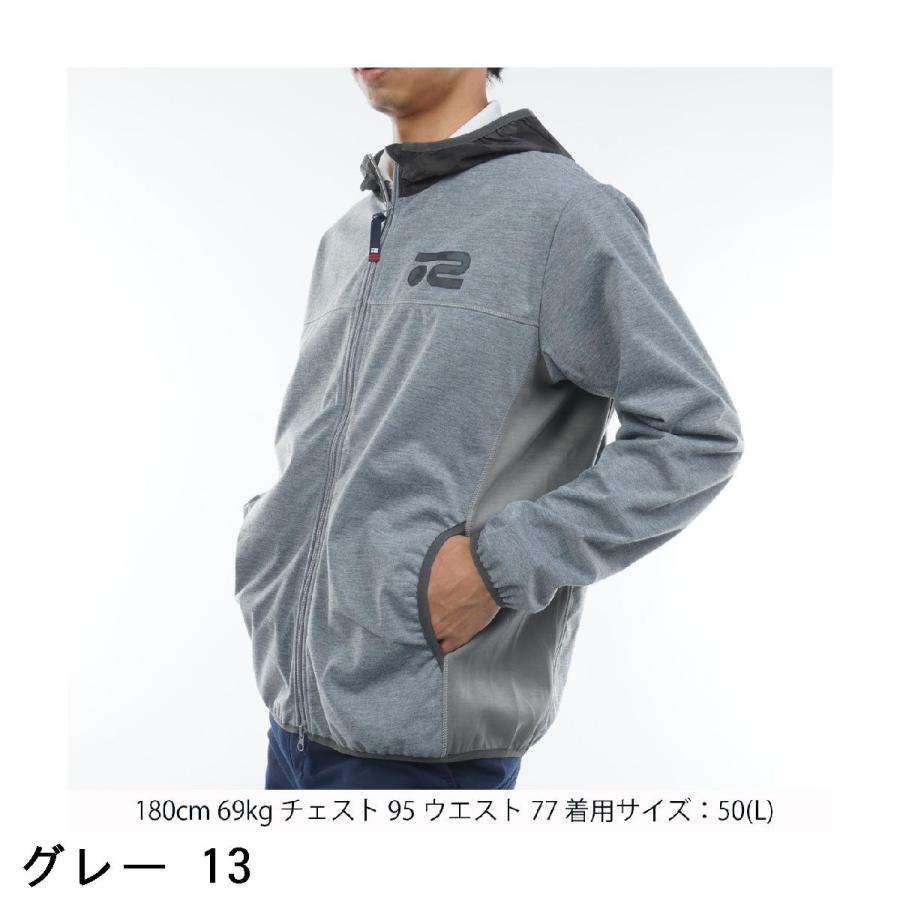 ROSASEN フリースフーディ グレー Rosasen（ロサーセン） ストレッチ ブリーズシールド フーディー : GDO