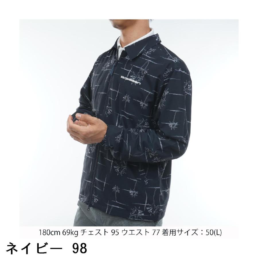 ロサーセン　ROSASEN　ストレッチ パームツリー柄 コーチジャケット Rosasen（ロサーセン） ストレッチ パームツリー柄 コーチジャケット
