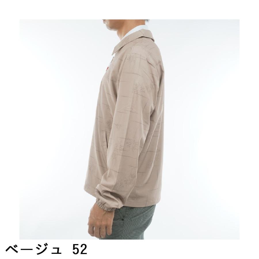 Rosasen（ロサーセン） ストレッチ パームツリー柄 コーチジャケット