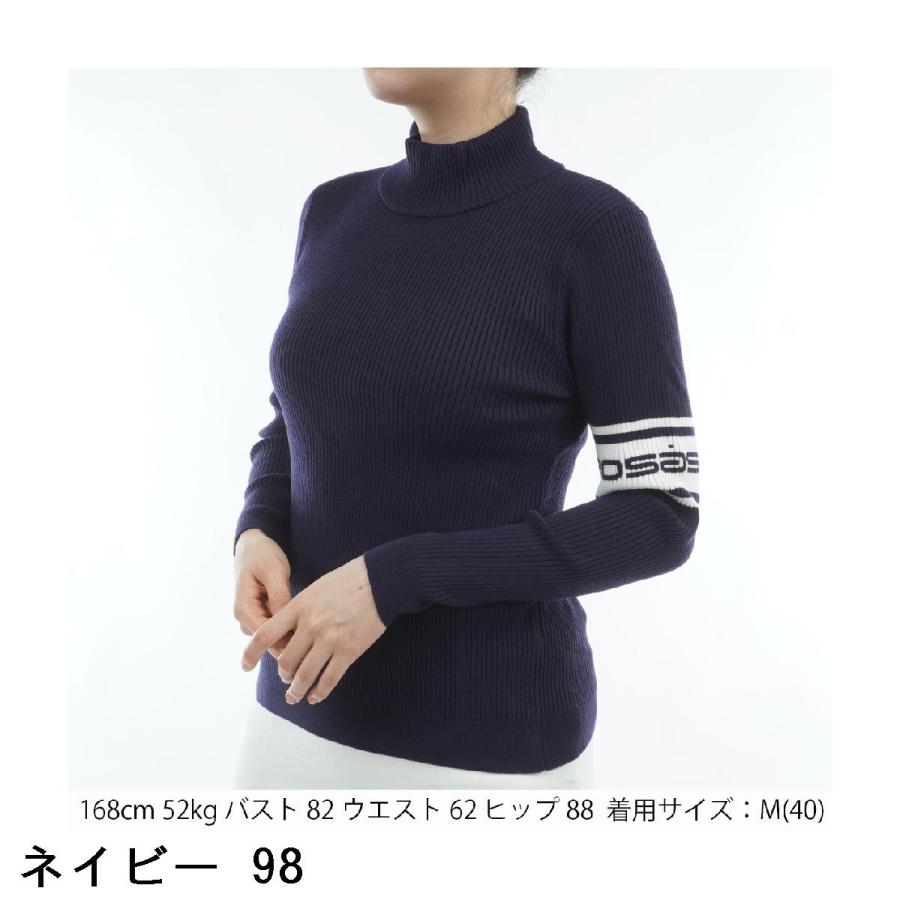 Rosasen（ロサーセン） ラインデザイン タートルネックセーター