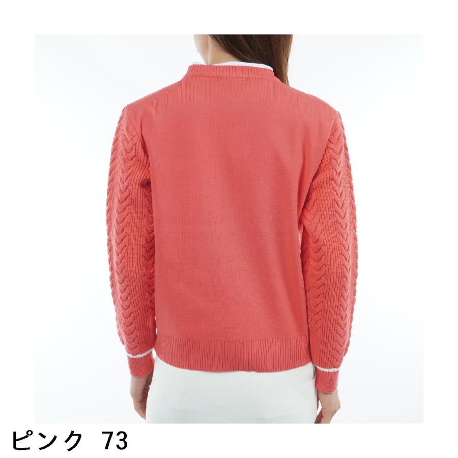 Rosasen（ロサーセン） 軽量 ケーブル編み クルーネックセーター