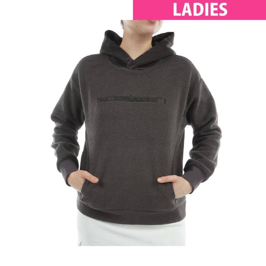 ロサーセン　ROSASEN　起毛ジャージ 迷彩切替フーディー　レディス Rosasen（ロサーセン） 起毛ジャージ 迷彩切替フーディー レディス