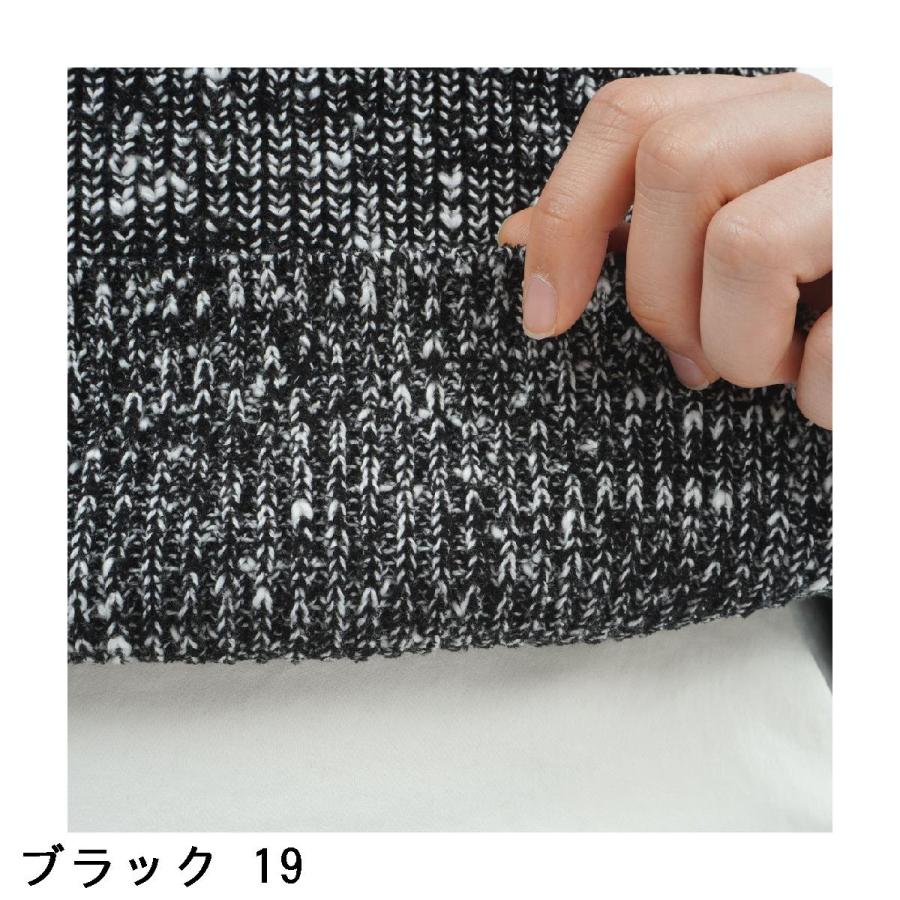 ロサーセン ROSASEN A-Line フェザーヤーン スラブ 片畦セーター レディスの画像