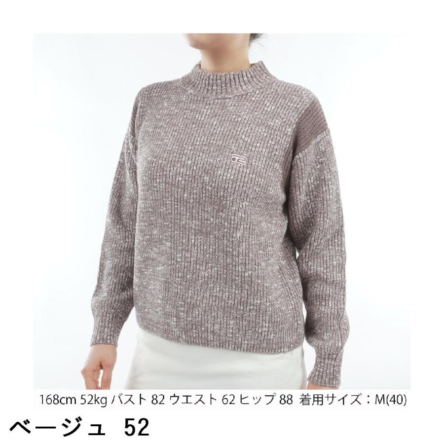 ロサーセン ROSASEN A-Line フェザーヤーン スラブ 片畦セーター レディスの画像