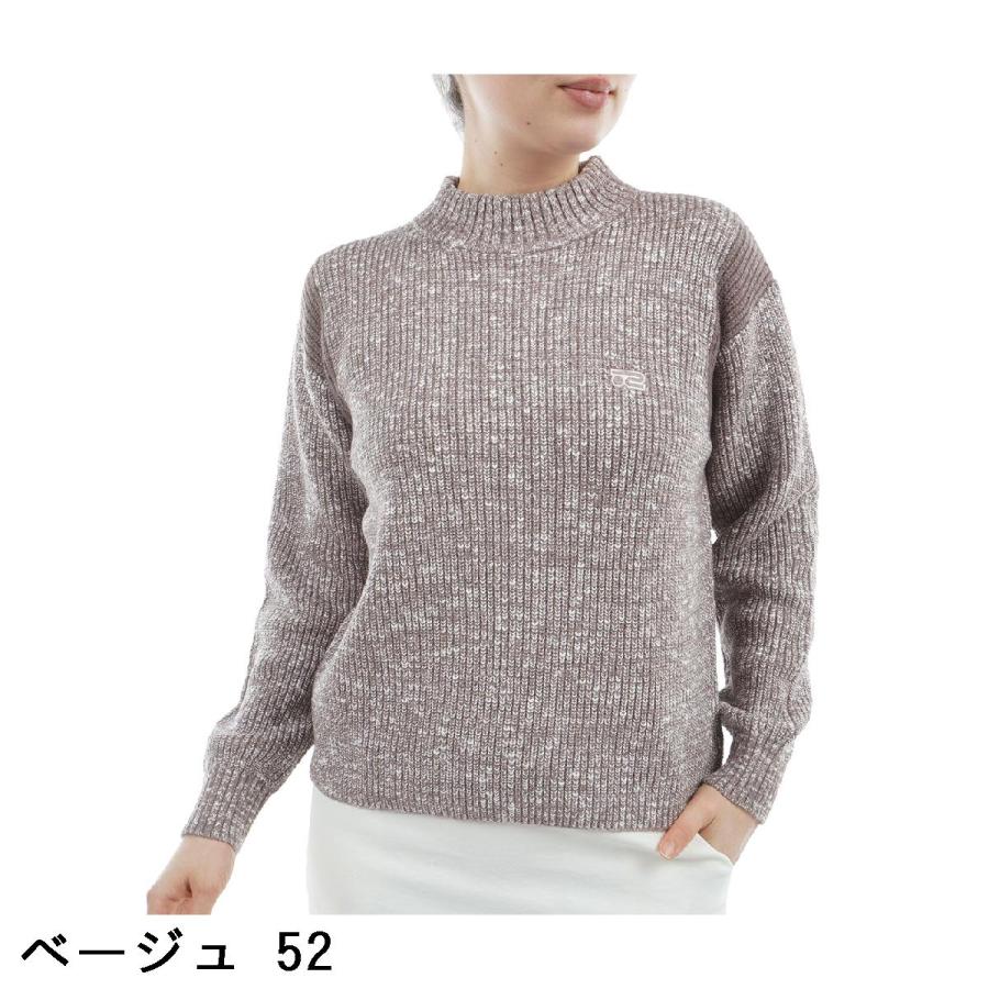 ロサーセン ROSASEN A-Line フェザーヤーン スラブ 片畦セーター レディスの画像