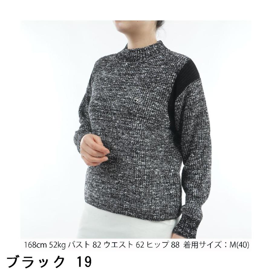 ロサーセン ROSASEN A-Line フェザーヤーン スラブ 片畦セーター レディスの画像