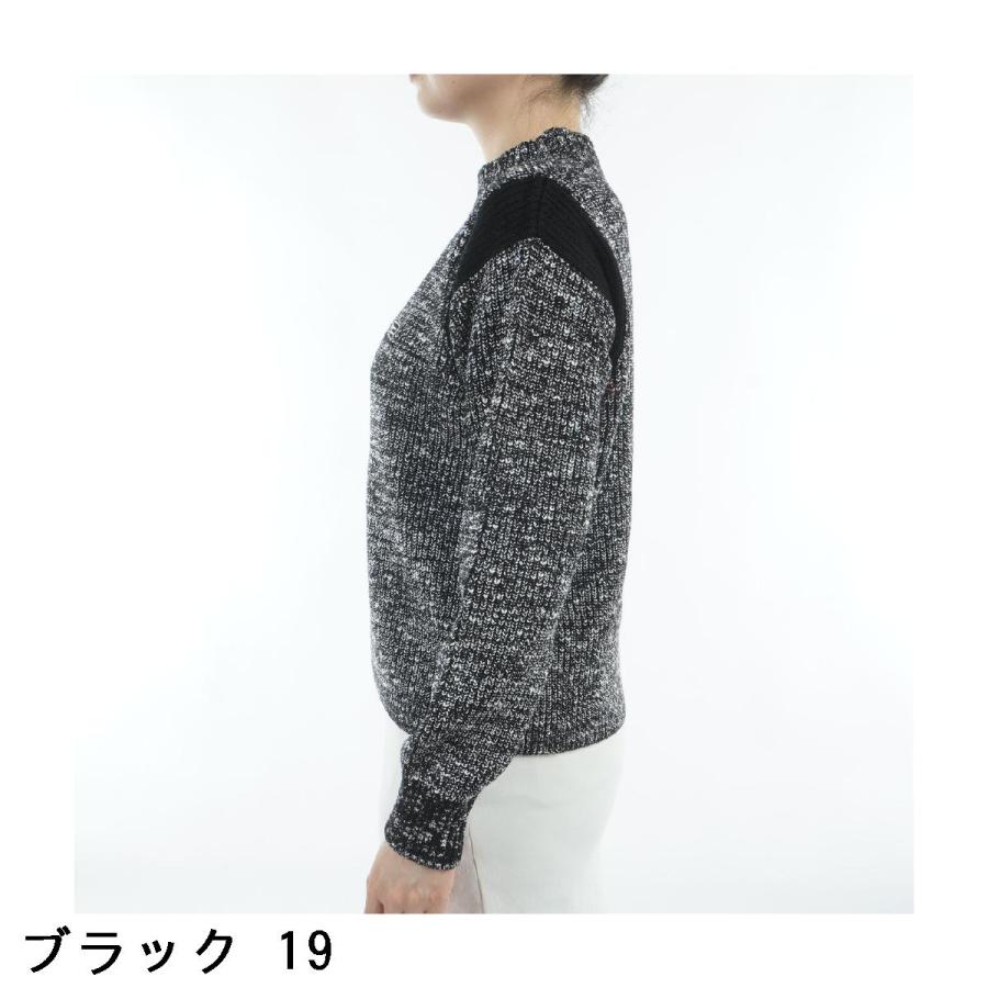 ロサーセン ROSASEN A-Line フェザーヤーン スラブ 片畦セーター レディスの画像