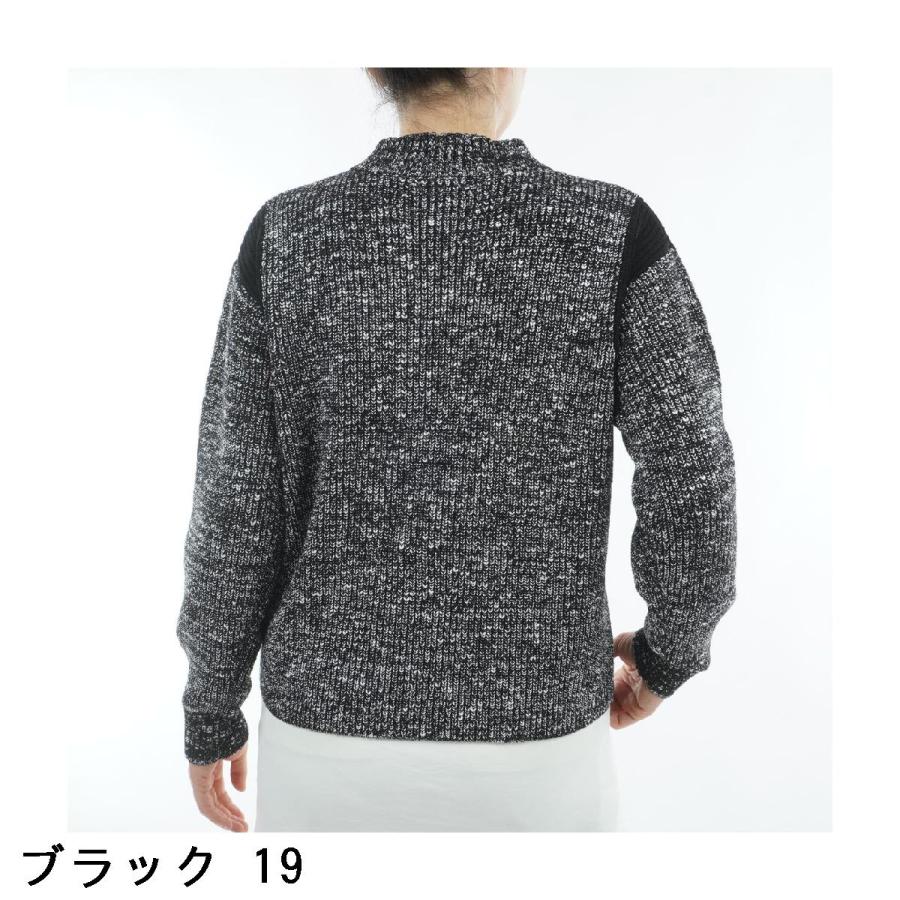 ロサーセン ROSASEN A-Line フェザーヤーン スラブ 片畦セーター レディスの画像