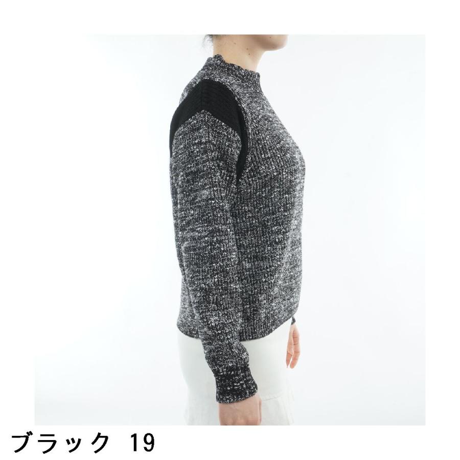 ロサーセン ROSASEN A-Line フェザーヤーン スラブ 片畦セーター レディスの画像