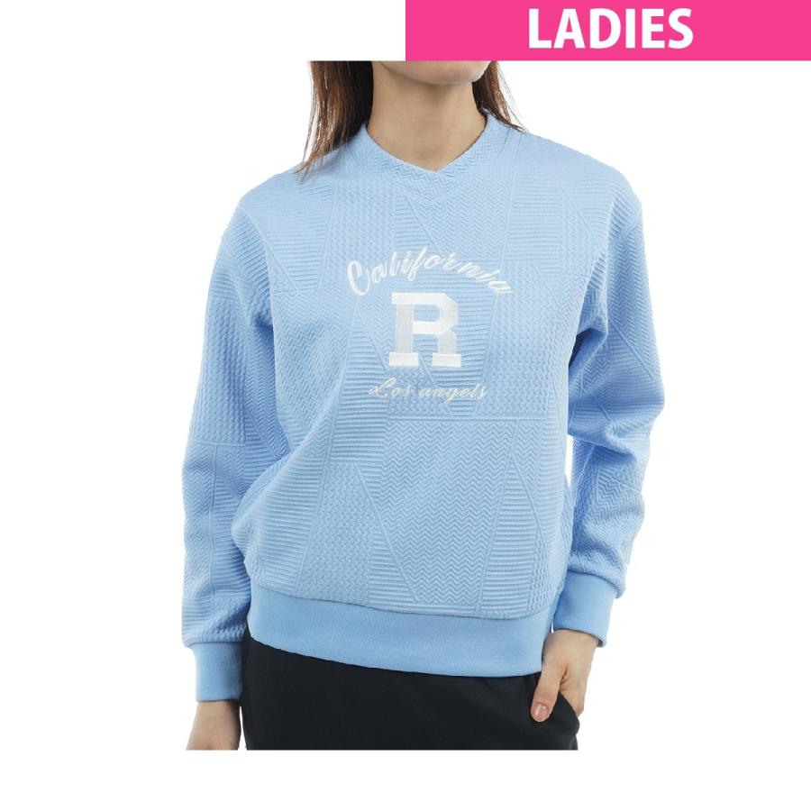 ロサーセン　ROSASEN　A-Line ストレッチ 膨れジャカード パッチワーク柄Vネックプルオーバー　レディス Rosasen（ロサーセン） ROSASEN A-Line ストレッチ 膨れジャカード