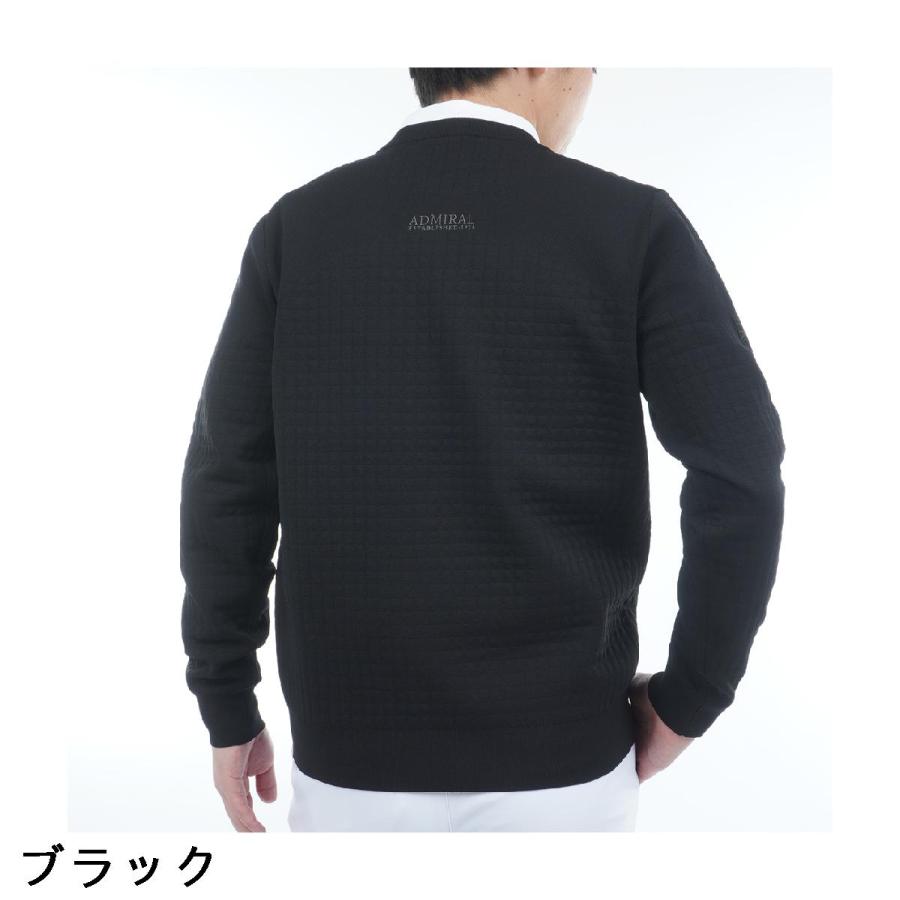 Admiral（アドミラル） リップジャカード クルーネックセーター : GDO
