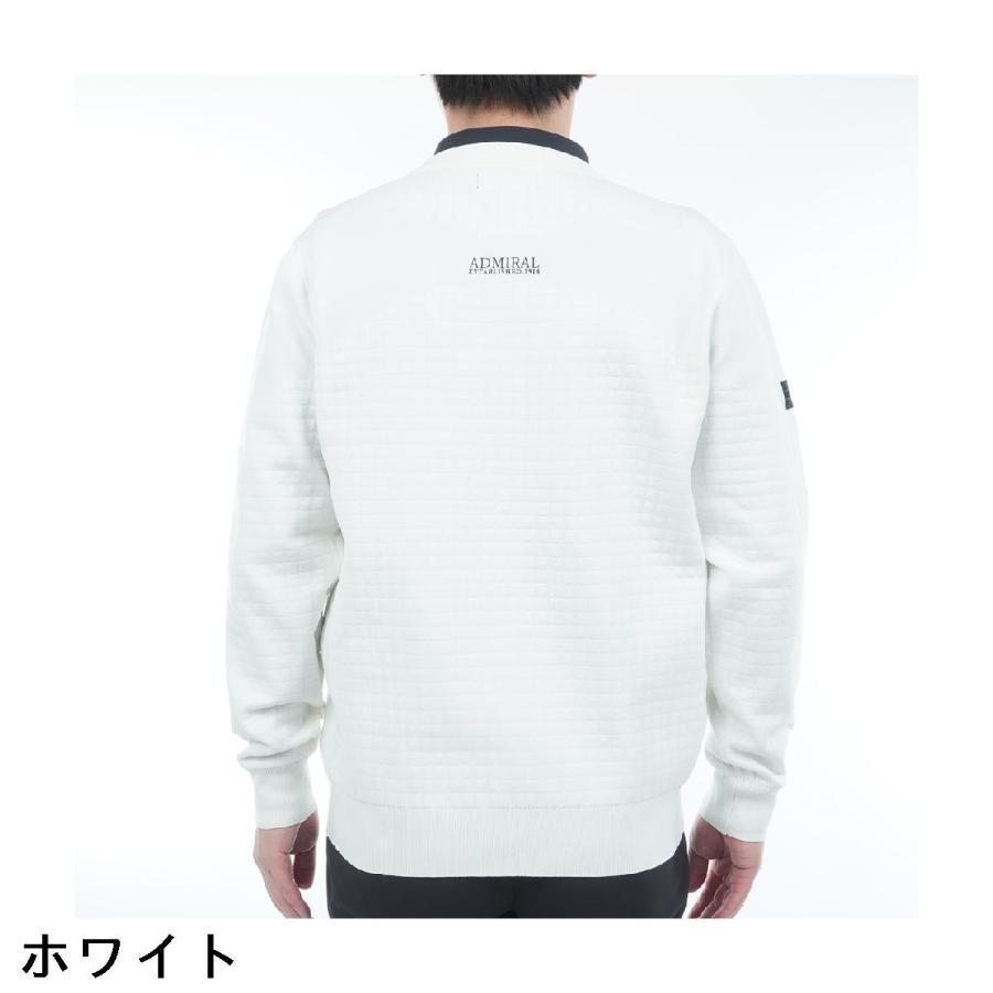 Admiral（アドミラル） リップジャカード クルーネックセーター : GDO