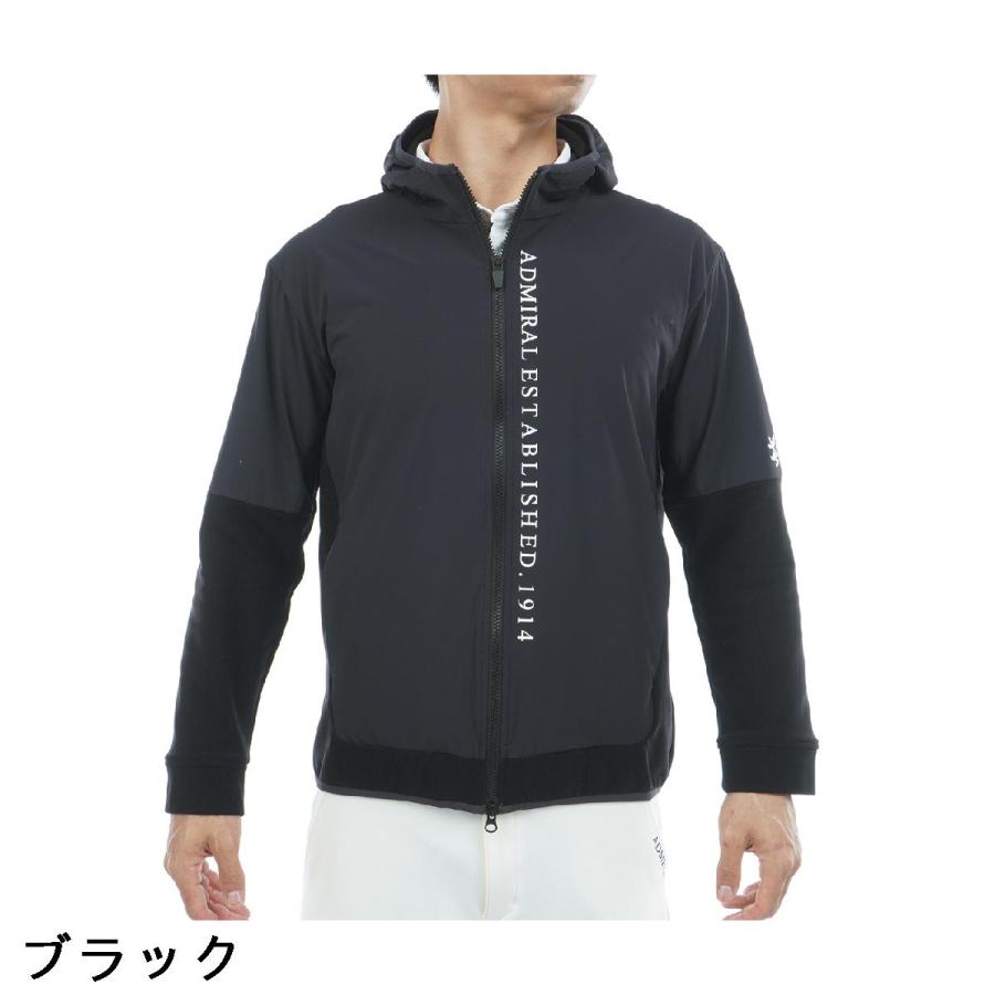 アドミラル　Admiral　ストレッチ 裏起毛 ハイブリッドフーディージャケット Admiral（アドミラル） ストレッチ 裏起毛 ハイブリッドフーディー