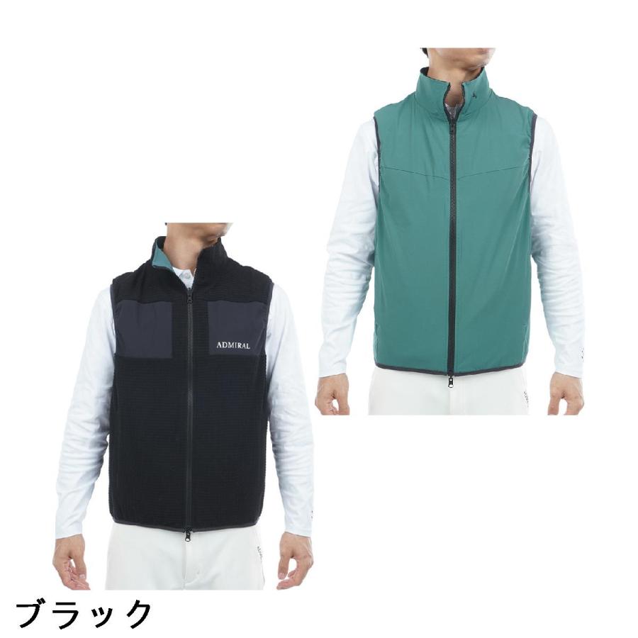 アドミラル　Admiral　ストレッチ リバーシブル ボアベスト Admiral（アドミラル） ストレッチ リバーシブル ボアベスト : GDO