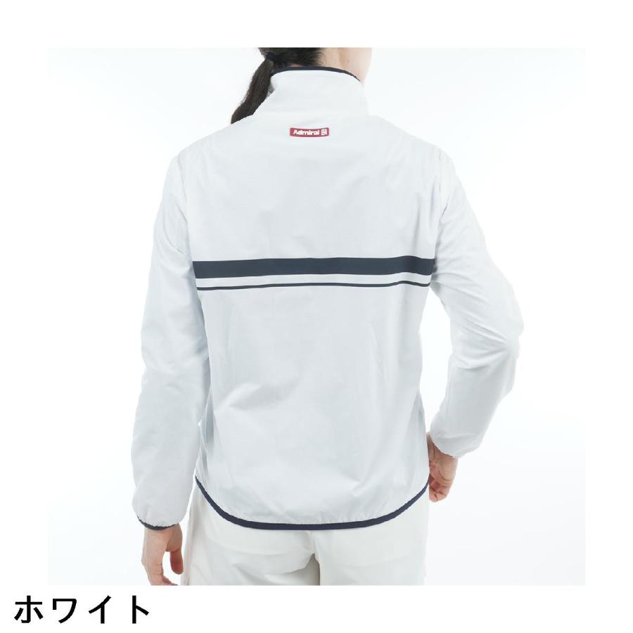 アドミラル　Admiral　ストレッチ ロゴライン ウインドジャケット　レディス Admiral（アドミラル） ストレッチ ロゴライン ウインドジャケット