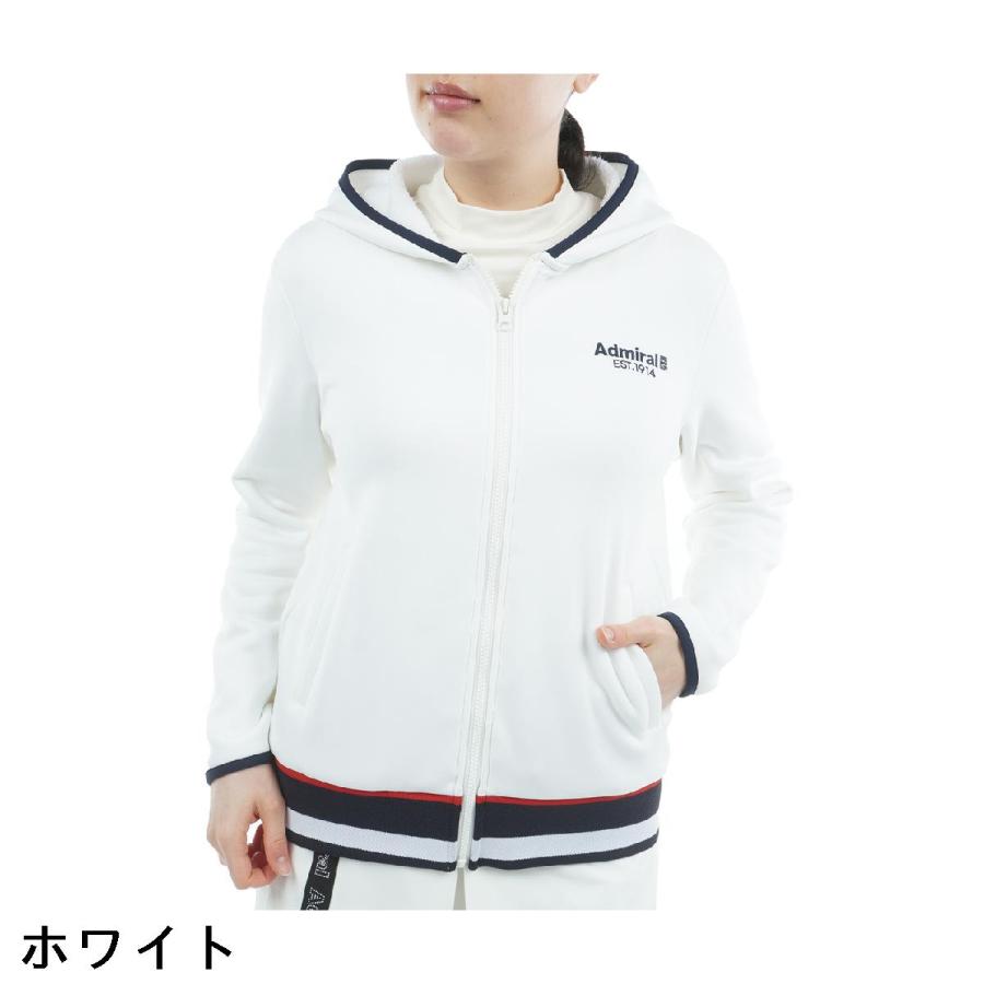 Admiral（アドミラル） 裏起毛 カルイシ 軽量ジップフーディーパーカー