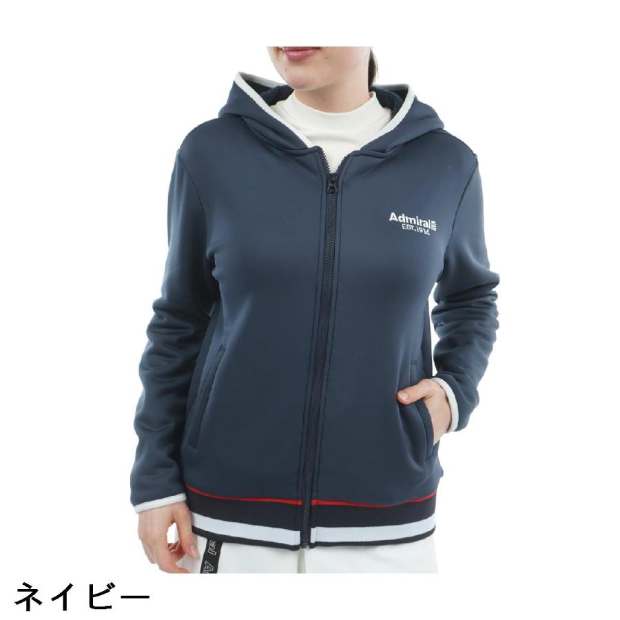 Admiral（アドミラル） 裏起毛 カルイシ 軽量ジップフーディーパーカー