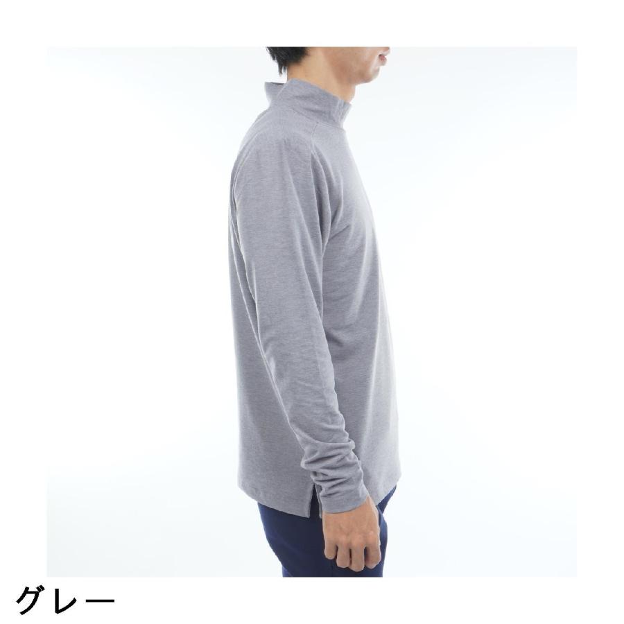 FIDRA（フィドラ） ストレッチ ラインモックネック長袖シャツ : GDO