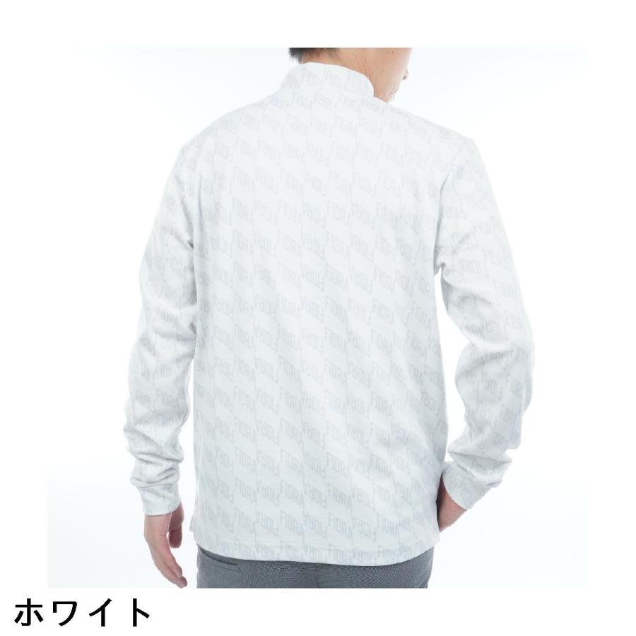 FIDRA（フィドラ） ストレッチ モックネック長袖シャツ : GDOゴルフ