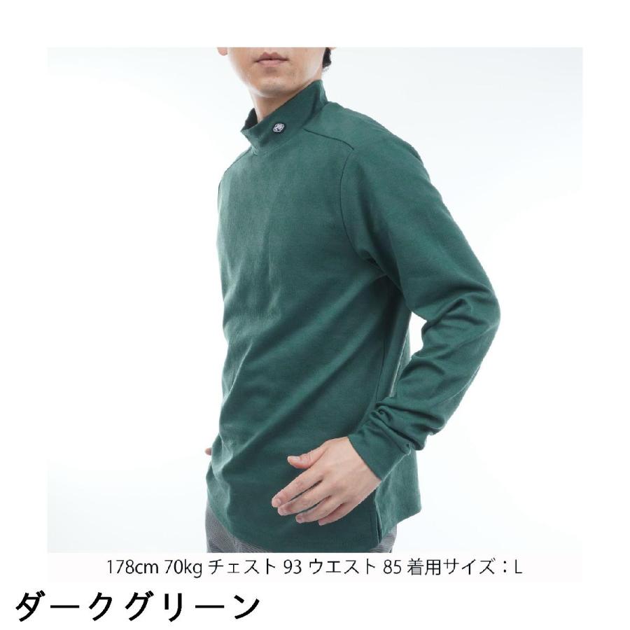 フィドラ　FIDRA　ストレッチ モックネック長袖シャツ FIDRA（フィドラ） ストレッチ モックネック長袖シャツ : GDOゴルフ