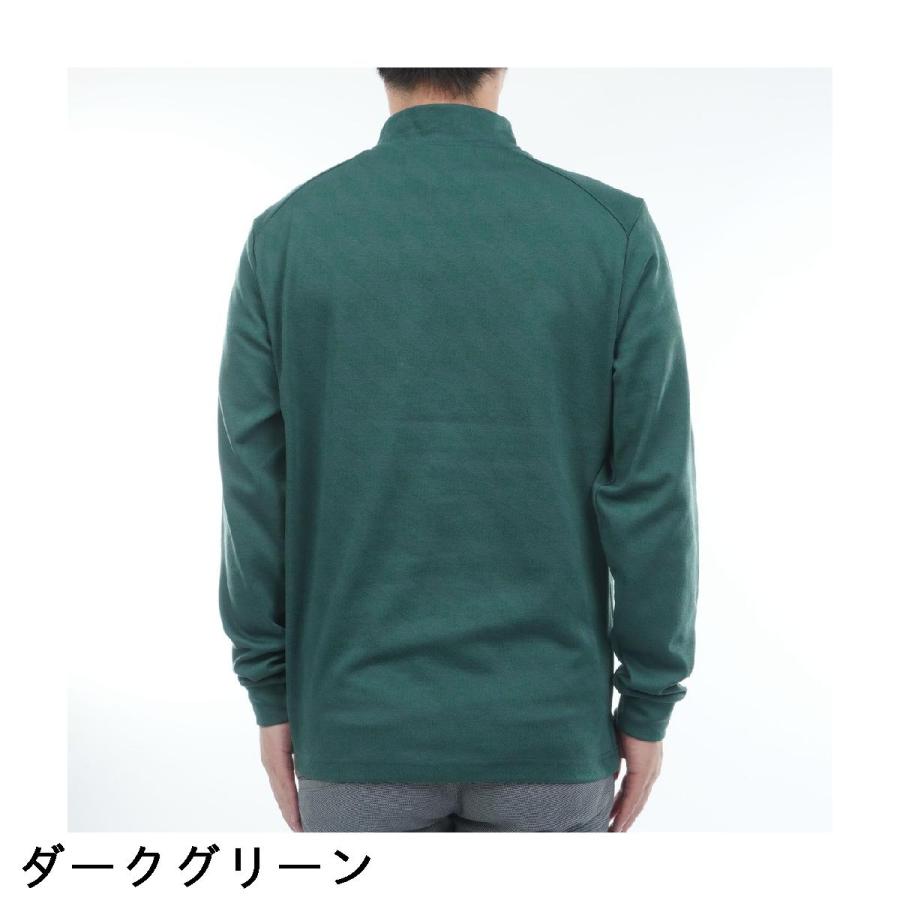 FIDRA（フィドラ） ストレッチ モックネック長袖シャツ : GDOゴルフ