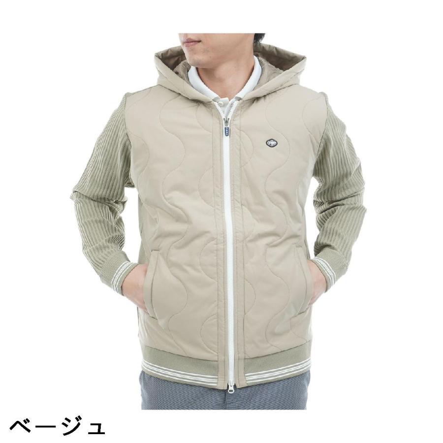 新品 FIDRA フィドラ ゴルフ ダウンジャケット 定価33000円 灰 XL FIDRA（フィドラ） ストレッチ ニット軽量中綿ジャケット : GDOゴルフ