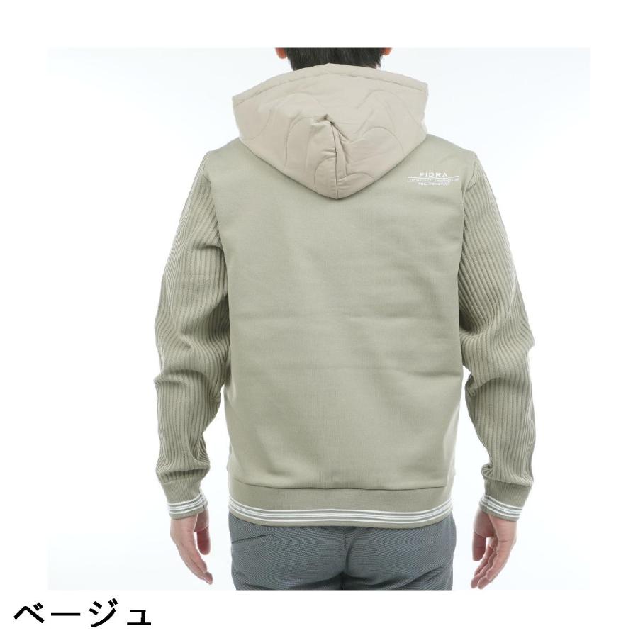 FIDRA（フィドラ） ストレッチ ニット軽量中綿ジャケット : GDOゴルフ