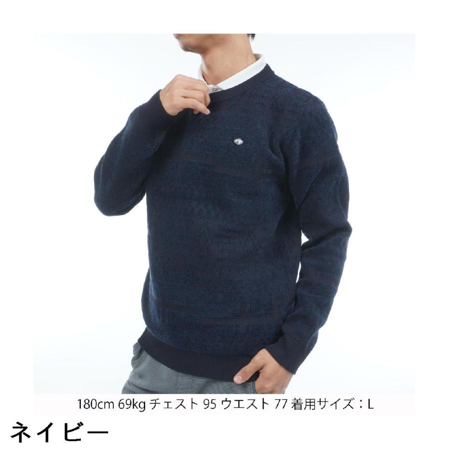 フィドラ　FIDRA　ストレッチ ジャカード クルーネックセーター FIDRA（フィドラ） ストレッチ ジャカード クルーネックセーター : GDO