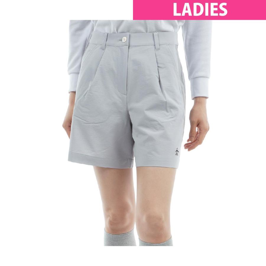 マンシングウェア　Munsingwear　ストレッチSOLOTEX ワンタックハーフパンツ　レディス Munsingwear（マンシングウェア） ストレッチSOLOTEX ワンタックハーフ