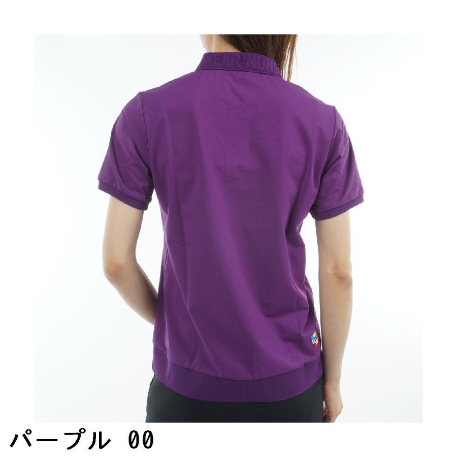 Munsingwear（マンシングウェア） ストレッチ 衿ロゴジャカード半袖