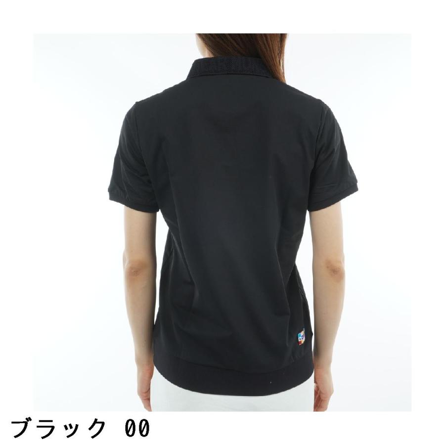 Munsingwear（マンシングウェア） ストレッチ 衿ロゴジャカード半袖