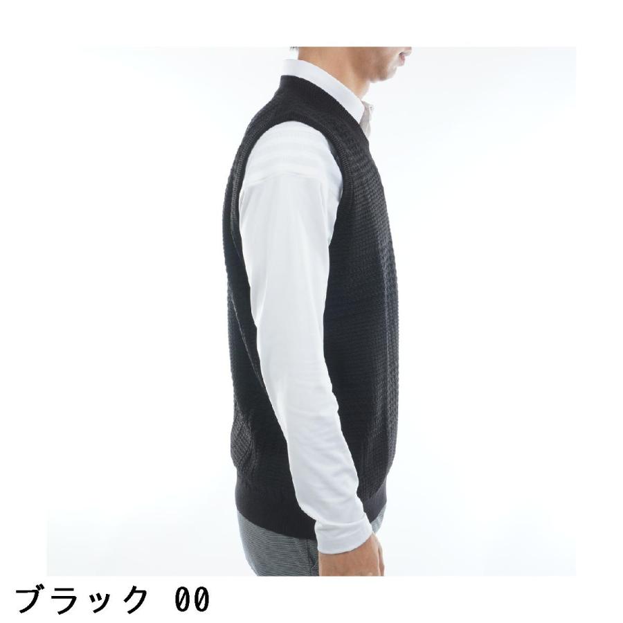 Munsingwear（マンシングウェア） グレンチェックVネックニットベスト