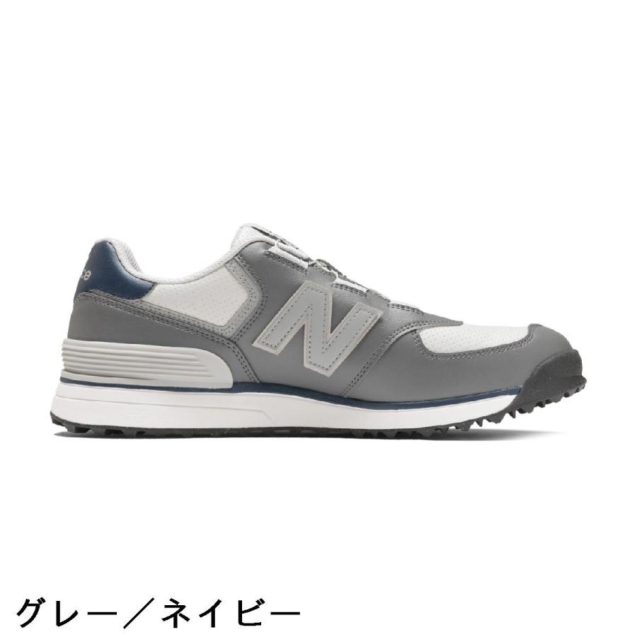 【新品】ニューバランスゴルフシューズ 574v4SL BOAグレー/ネイビー New Balance Golf（ニューバランスゴルフ） ニューバランス スパイク