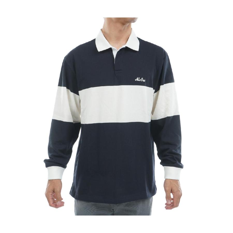 ニューエラ　NEW ERA GOLF　GF ラグビー 長袖ポロシャツ NEW ERA（ニューエラ） NEW ERA GOLF GF ラグビー 長袖ポロシャツ