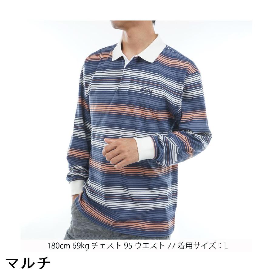 NEW ERA（ニューエラ） NEW ERA GOLF GF ラグビー 長袖ポロシャツ
