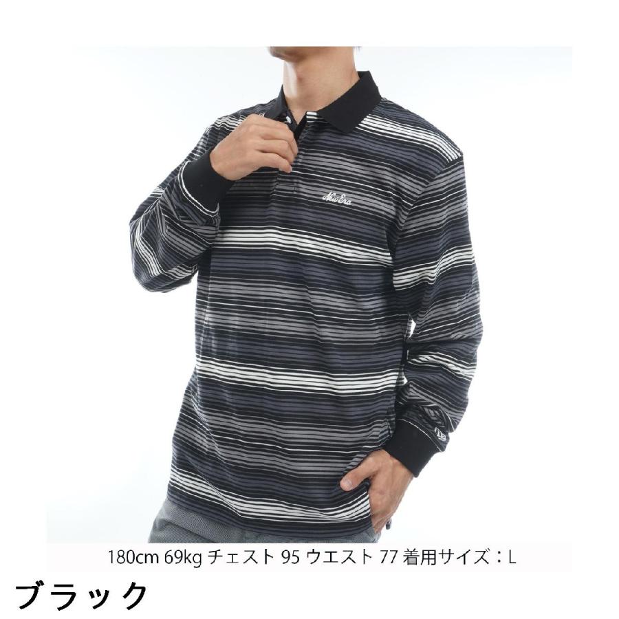 NEW ERA（ニューエラ） NEW ERA GOLF GF ラグビー 長袖ポロシャツ