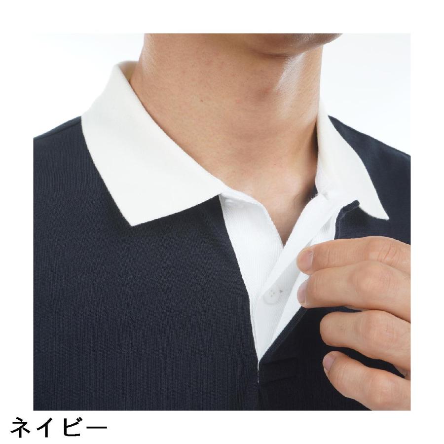 NEW ERA（ニューエラ） NEW ERA GOLF GF ラグビー 長袖ポロシャツ